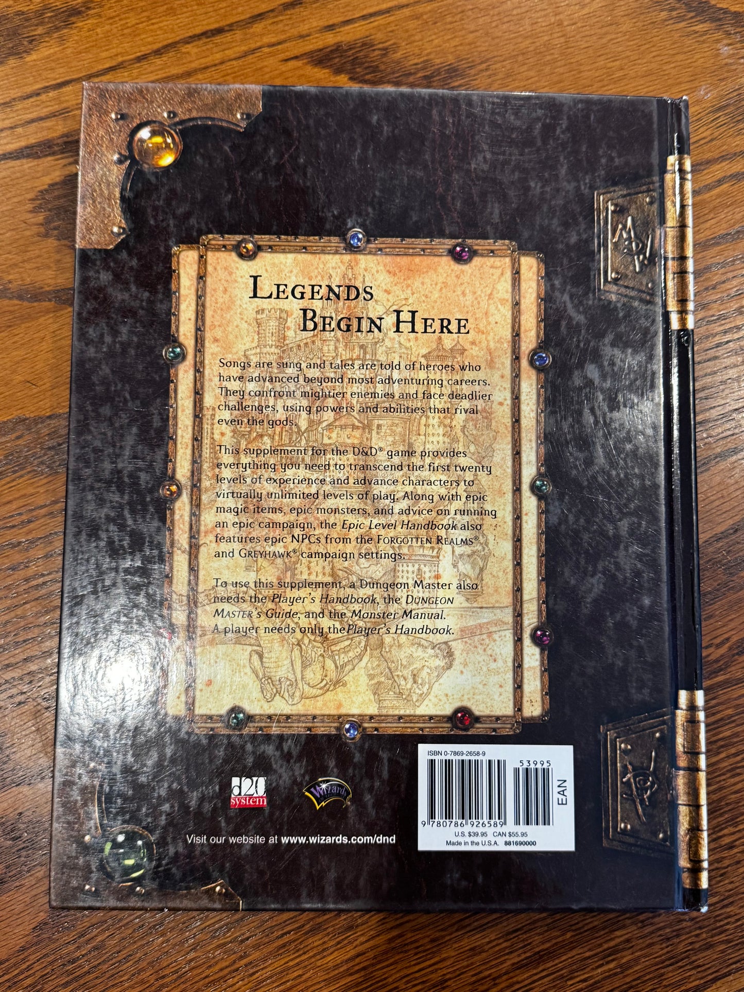 Dungeons & Dragons: Epic Level Handbook