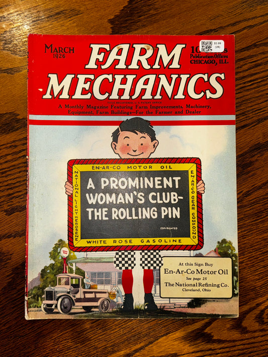Farm Mechanics magazine, March 1926