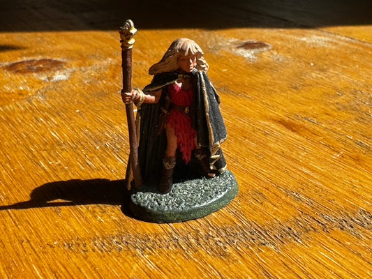 Hand-Painted D&D figure - Female Mage